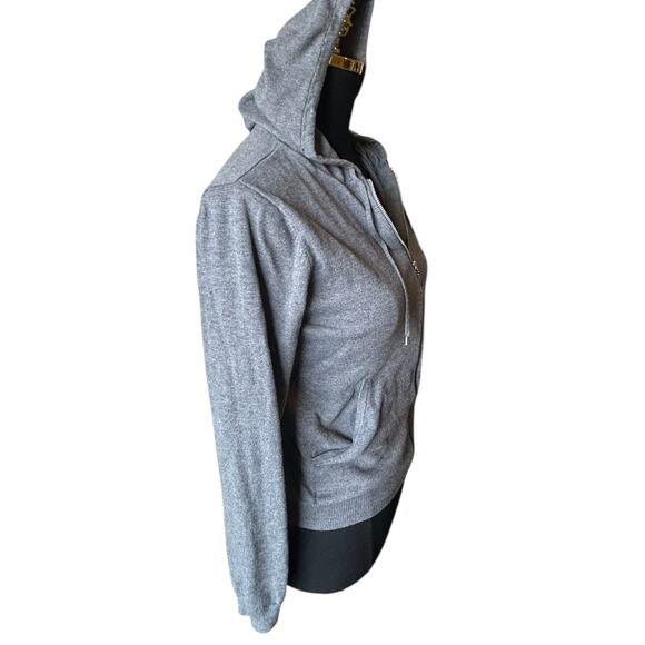 H&M Women’s Gray Full Zip Sweater Hoodie Size XS - Picture 2 of 6